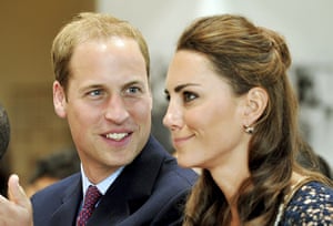 Royal visit to California: Prince William looks at Catherine, the Duchess of Cambridge