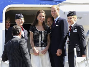 Royal visit to California: Prince William and Catherine, Duchess of Cambridge, pose for photographs
