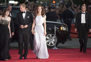 Royal visit to California: The Duke and Duchess of Cambridge Attend BAFTA Brits To Watch Event