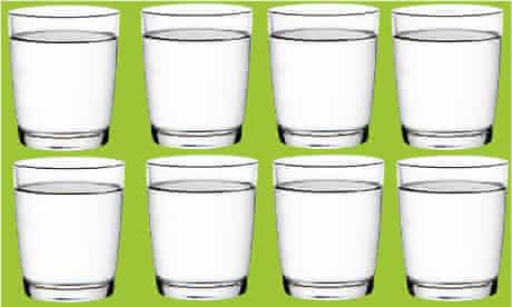 Myth: eight glasses a day.