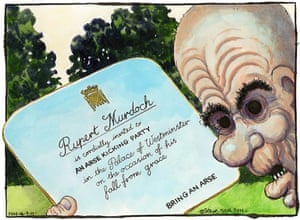 14.07.11: Steve Bell on the BSkyB debate in the House of Commons