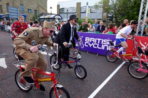 Colne Grand Prix: Chopper Dash cycle race, Colne Grand Prix in Lancashire