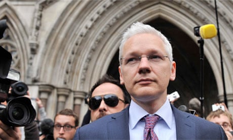WikiLeaks founder Julian Assange leaving the high court this week
