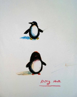how to draw penguins