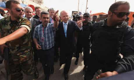 William Hague in Benghazi