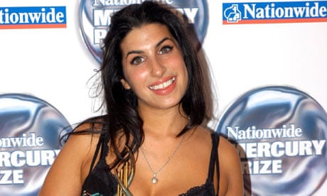 Amy Winehouse at the Mercury Music awards in 2004