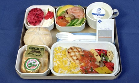 Airline food: Cyprus Airways hot meal