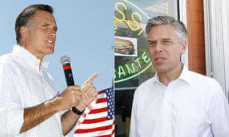 Mormon candidates Mitt Romney and Jon Huntsman