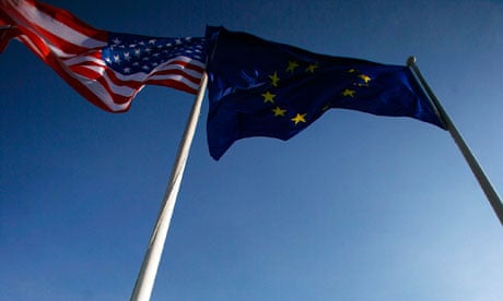 US EU flags