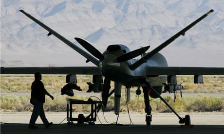 Reaper aircraft at Creech Air Force base in Nevada