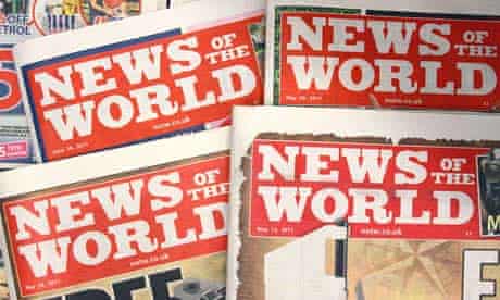 Copies of the News of the World newpaper