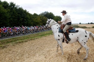 Tour de France: A man on a horse