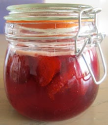 Nigella's recipe strawberry jam