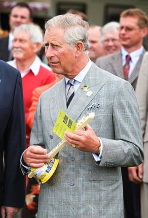 Prince Charles: Prince Charles playing ukulele