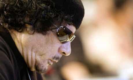 Libya's leader Muammar Gaddafi 
