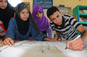 Egyptian Businesses: Adolescents between 13-18 take part in the supported Skills Development