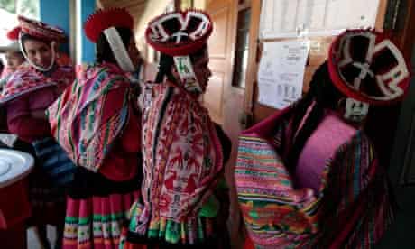 Quechua indigenous women