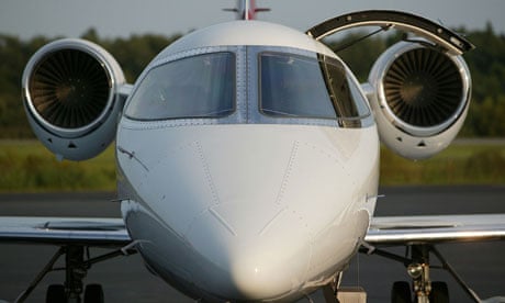 A Gulfstream executive jet