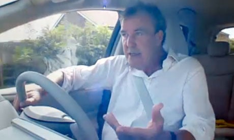 Jeremy Clarkson test drives the Tesla electric car