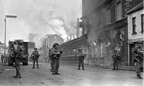 British troops in Belfast 1969
