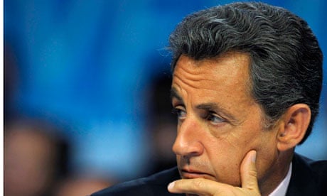 French president Nicolas Sarkozy