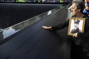 9/11 anniversary: A relative at the 9/11 memorial
