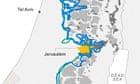 Israel and Palestinian territories map