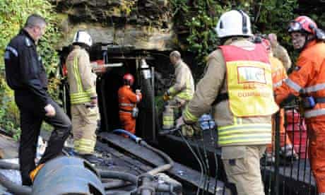 colliery gleision trapped miners flooded fourth reported casualties swansea