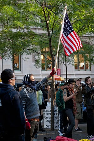 Wall Street protest: Anti-capitalist protestors in New York