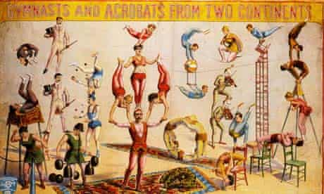 Victorian circus poster