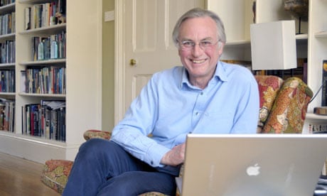 Richard Dawkins at his home