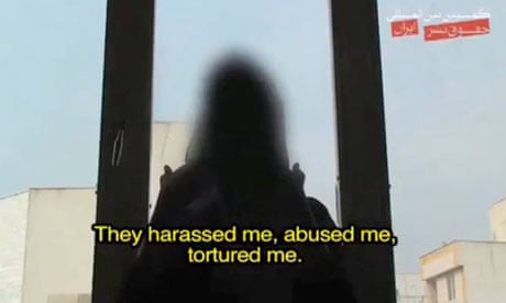 An anonymous Iranian woman describes how she was beaten