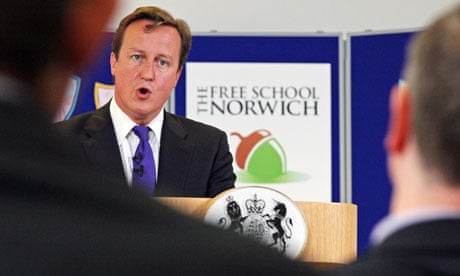 Cameron visits The Free School, Norwich 9/9/11