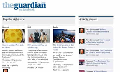 The Guardian's Facebook app