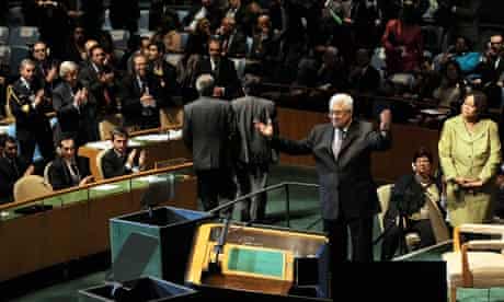 Mahmoud Abbas makes UN speech
