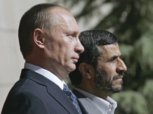 Putin: Vladimir Putin, Mahmoud Ahmadinejad in Tehran