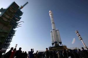 China space launch: Long March II-F rocket, which will launch the Tiangong-1 space module