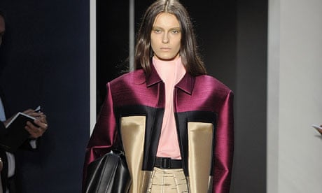 Paris fashion week: Balenciaga's broad shoulders cope with collapsing ...