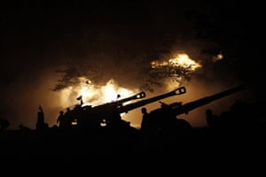 24 Hours: The Nicaraguan Army fire a canon during anniversary celebrations