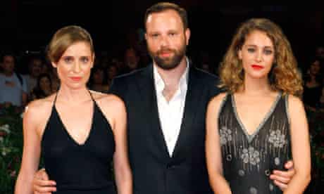 Yorgos Lanthimos and cast members of Alps