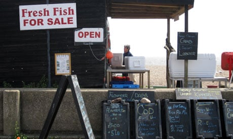 Fresh fish for sale in Aldeburgh
