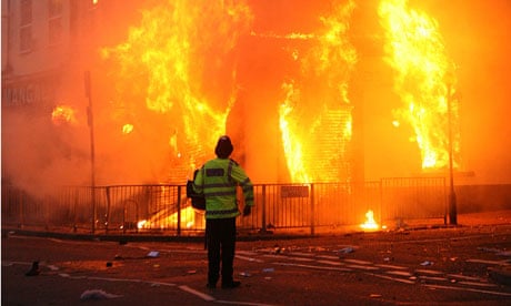 Aftermath of riots in Croydon