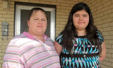 Jennifer Rambo (left) and her daughter Sarah Bustamentes, who was charged with 'disrupting class'