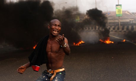 Nigerian protester