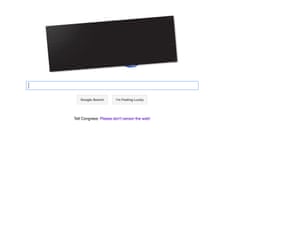 Google protest doodle