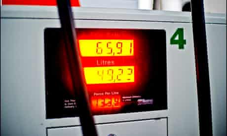 Petrol pump display