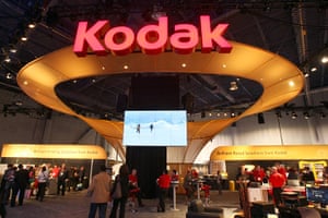 Kodak: 11 January 2012: The Kodak booth during the 2012 CES