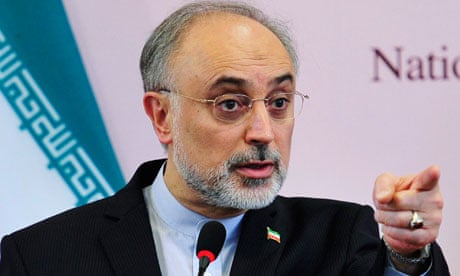 Ali Akbar Salehi has warned Iran's neighbours not to back western-led efforts to isolate Tehran