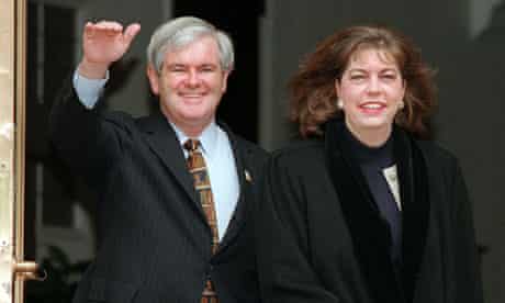Newt Gingrich and Marianne Gingrich