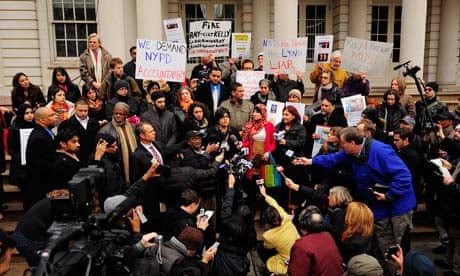 NYC city hall Muslim video protest